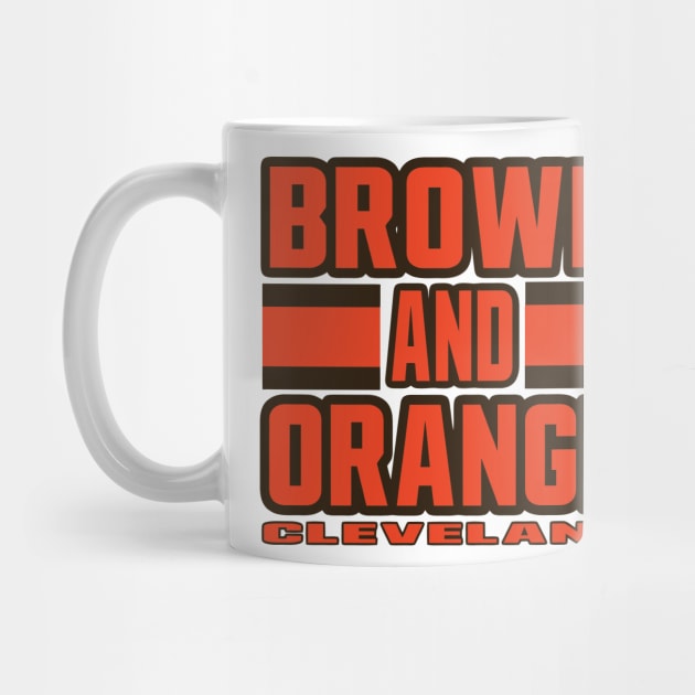 Cleveland LYFE Brown and Orange by pralonhitam